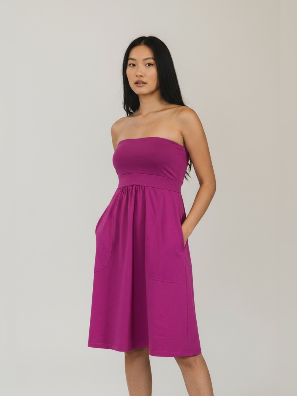 Women's Susana Monaco Dress, size M, Fuchsia